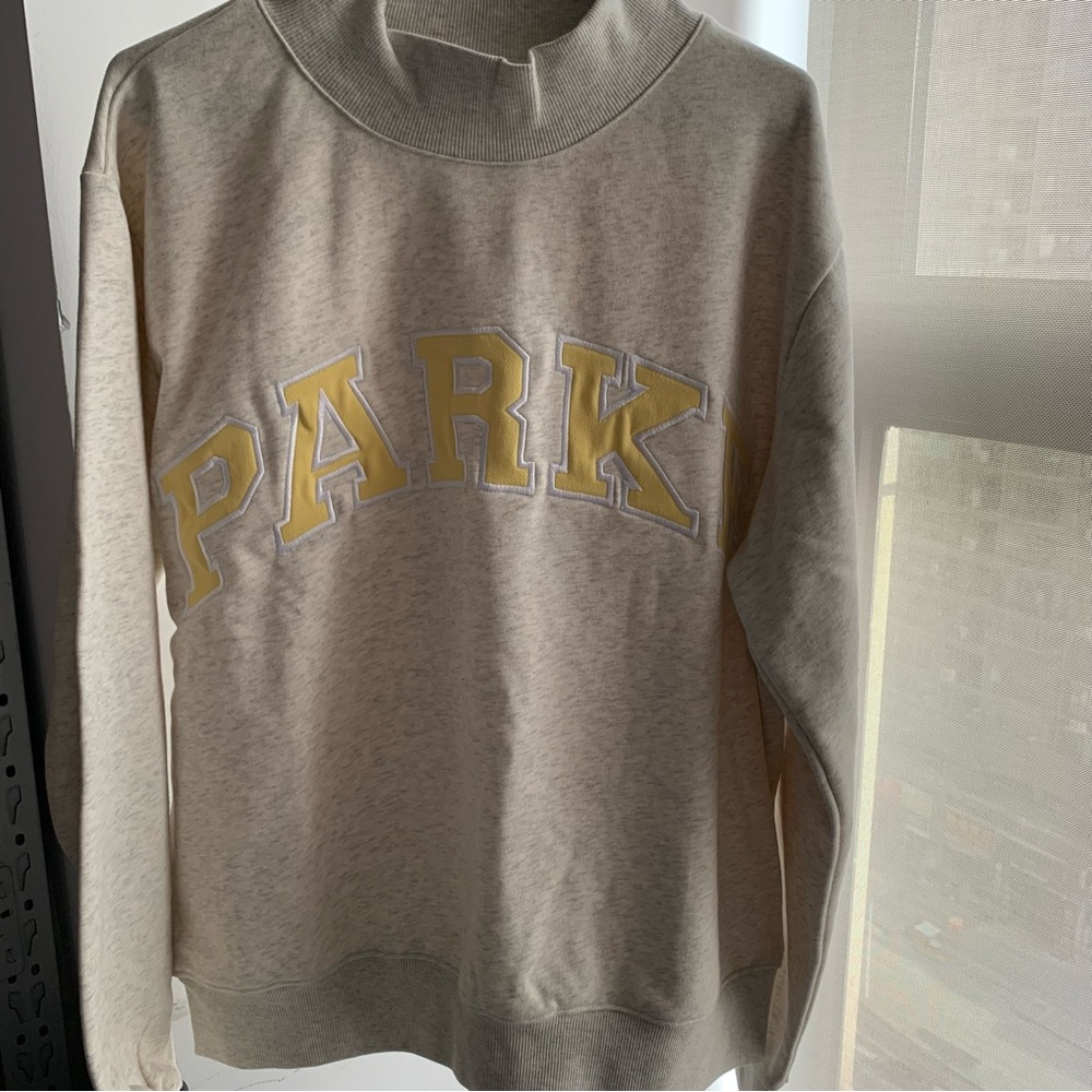 Gray Parke Turtleneck Sweatshirt Heritage